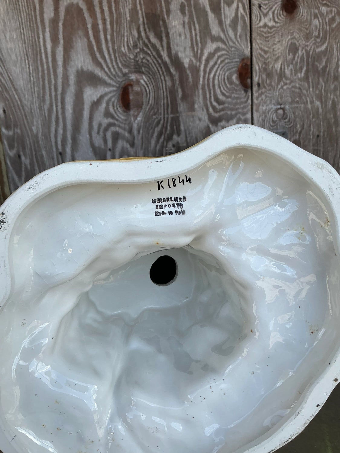 Vintage Coastal Monumental Glazed Ceramic Snowy Egret Sculpture — additional photo 8