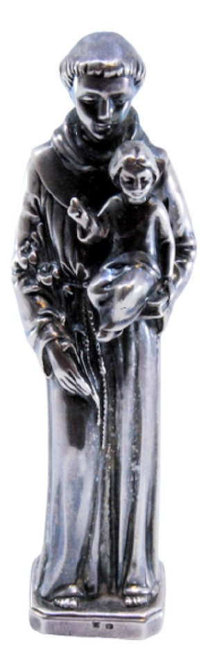 Silver Statuette of Saint Anthony