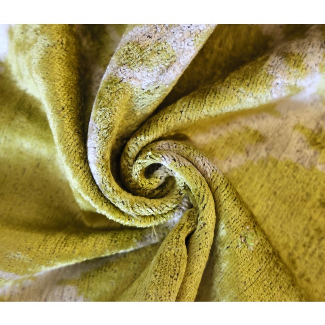 "Sophisticated in its simplicity and rich in artisan character, this handmade silk velvet pillow brings an effortless...