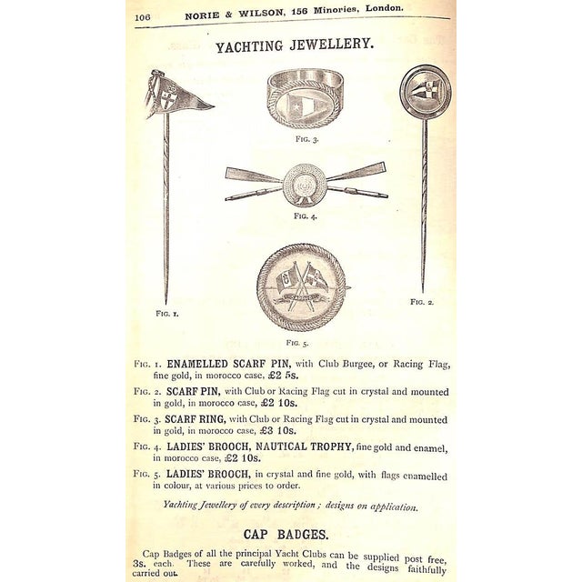 BIDDLE, Tyrrel E. [106] pp. Noire & Wilson 1883 Second Edition 8 3/4" x 5 3/4" A Treatise on the Construction, Rigging, &...