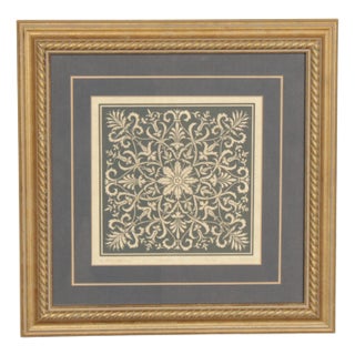 Allen Bjorkman Italian Inlay Design Framed Print For Sale