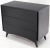 Black Lacquer Mahogany Mid-Century Modern Bachelor Chests - a Pair For Sale - Image 10 of 13