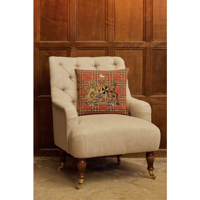 This beautiful tapestry cushion is finely woven by skilled weavers on traditional Jacquard Tapestry looms. The tapestry...