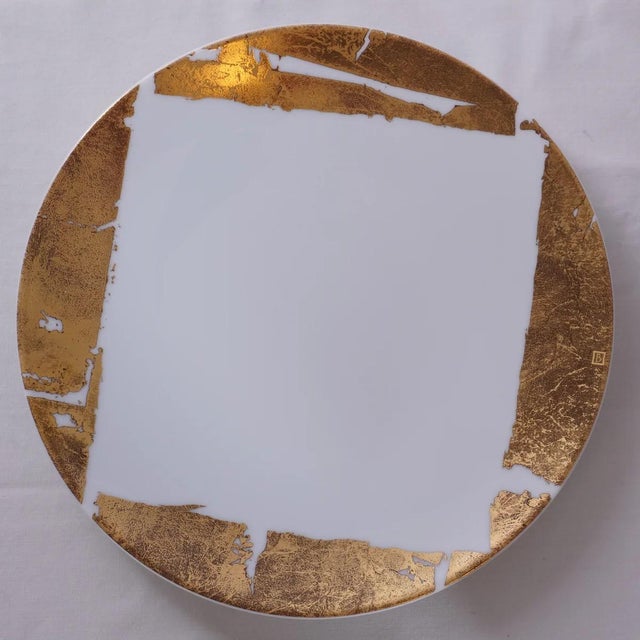 Bernardaud Feuille d'Or 16 Person Dinner Service - 96pcs Total For Sale In New York - Image 6 of 8