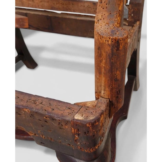Important 18th Century Philadelphia Queen Anne Wing/Easy Chair Circa 1740 For Sale - Image 11 of 11