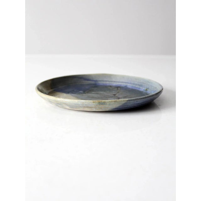 2010s Studio Pottery Plate For Sale - Image 5 of 10
