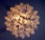 White Large Vintage Italian Murano Chandelier with 52 Glass Petals, 1970s For Sale - Image 8 of 12