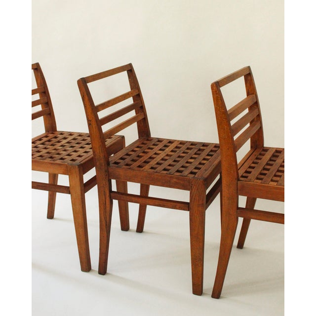 Mid-Century Modern Reconstruction 103 Chairs by René Gabriel, 1941, Set of 3 For Sale - Image 3 of 11