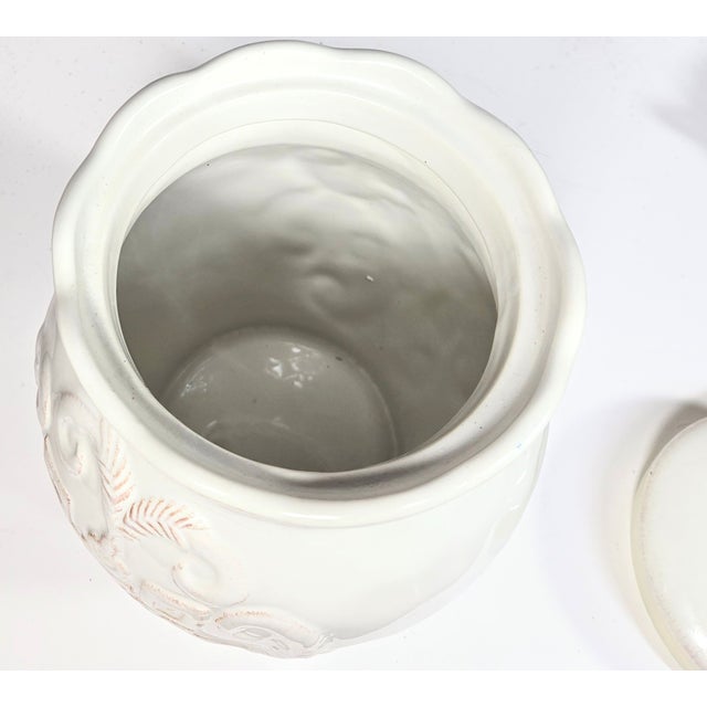 Farmhouse French Country Cookie Jar For Sale - Image 3 of 12