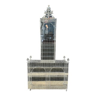 Unique Vintage Wire Tiered Etageres For Sale