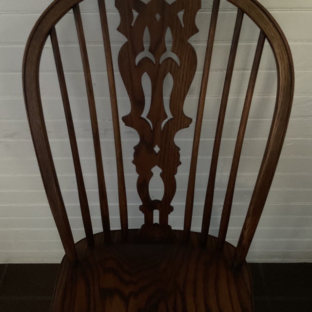 Drdimes Wooden Windsor Style Side Chair For Sale - Image 4 of 12