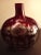 Egermann Bogemuan Bohemian Crystal Glass Czech Republic Moon Flask Vase For Sale In Dallas - Image 6 of 9