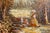 Impressionist Late 20th Century Impressionist Oil Painting, Palette Knife Park Scene With Figures, Giltwood Frame, Signed Alan Watters For Sale - Image 3 of 8
