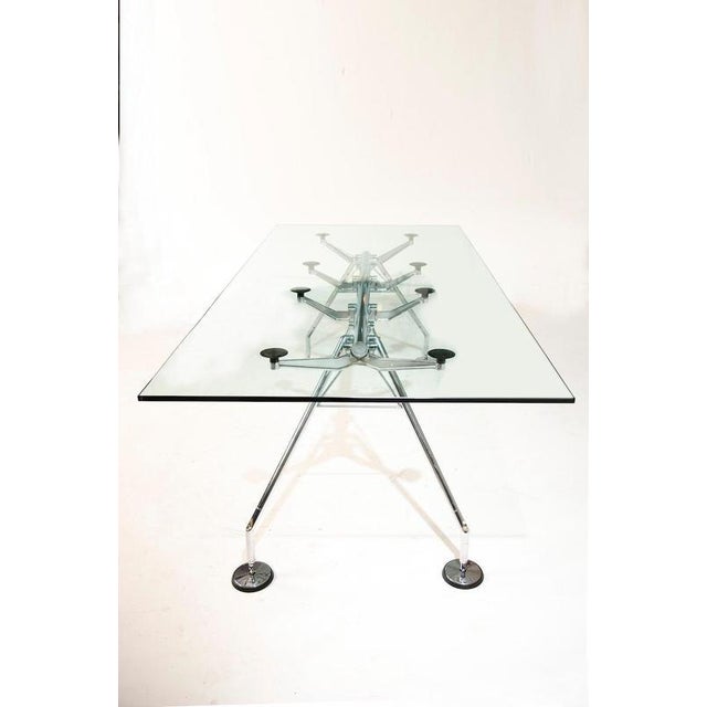 Metal Nomos Table attributed to Norman Foster for Tecno, 1990s For Sale - Image 7 of 18