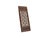Wood Vintage Aged Brown Geometric Lattice Rectangular Wood Wall Panel For Sale - Image 7 of 9