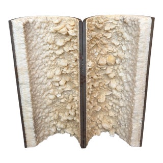 Galvanized Pipe Mineral Geode Industrial Chic Table Art For Sale