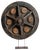 Wooden Wheel on Iron Base For Sale