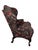 Gemstone 1990s Vintage Vanguard Furniture Serpentine Wingback Chair For Sale - Image 7 of 8