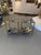 Neoclassical Side Tables in Brass and Oxidized Mirros, 1960, Set of 2 For Sale - Image 4 of 12