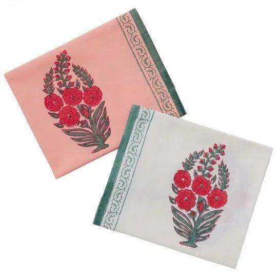 Roza Ivory Napkins - a Pair For Sale - Image 4 of 6