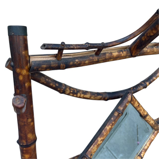 1920s English Bamboo Hall Tree For Sale - Image 9 of 10