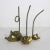 Mid Century Brass Set of 3 Mice Note Holders Vintage For Sale - Image 6 of 9