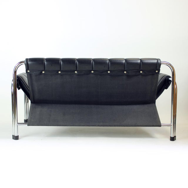 1980s Modernist T 2403 Loveseat by Viliam Chlebo for Kodreta Myjava, Former Czechoslovakia, 1980s For Sale - Image 5 of 11