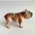 Brown Vintage Hagen Renaker English Bulldog Miniature Figurine Original Sticker For Sale - Image 8 of 8