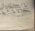 Landscape drawing on paper from the estate of Northwest School artist Neil Meitzler (1930 - 2009). Signed, dated and...