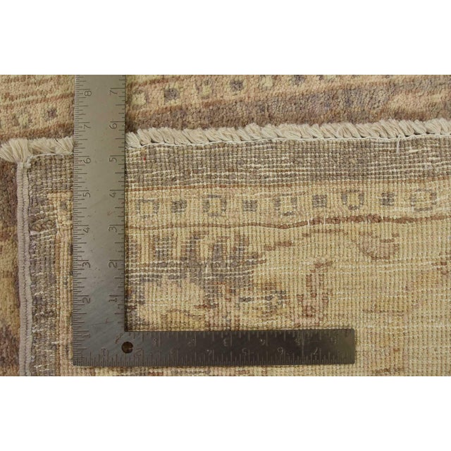 Ziegler Rug 5′ X 5’1” Lilac Wool Traditional Hand-Knotted Oriental Carpet For Sale - Image 12 of 12