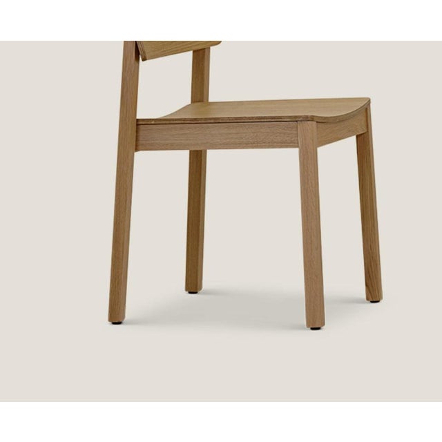 Wood Mid Chair with Veneer by Friis and Moltke for On Collection For Sale - Image 7 of 11