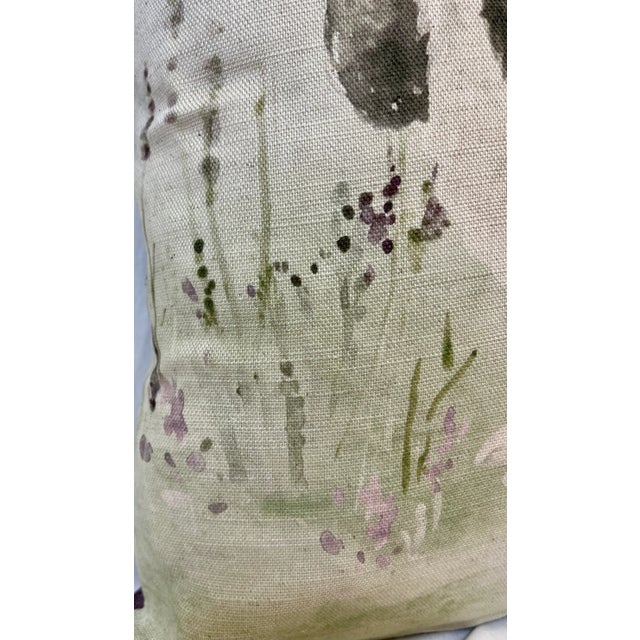 Textile Square Decorative Pillow Adorned With a Stately Cocker Spaniel Dog Portrait - Made in the U K For Sale - Image 7 of 11