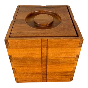 Solid Teak Ice Bucket by Kalmar