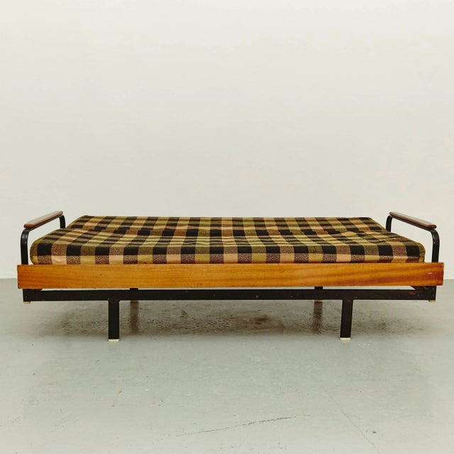 Black French Sofa, 1950s For Sale - Image 8 of 11