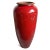 Vintage Asian Tall Red Ceramic Urn For Sale - Image 4 of 8