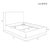 Transitional Stoffer Home x Cloth & Company Maura Slipcover Bed in Michigan Bird Toile Olive - California King For Sale - Image 3 of 5