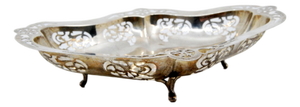 Fruit Bowl in Cut Silver