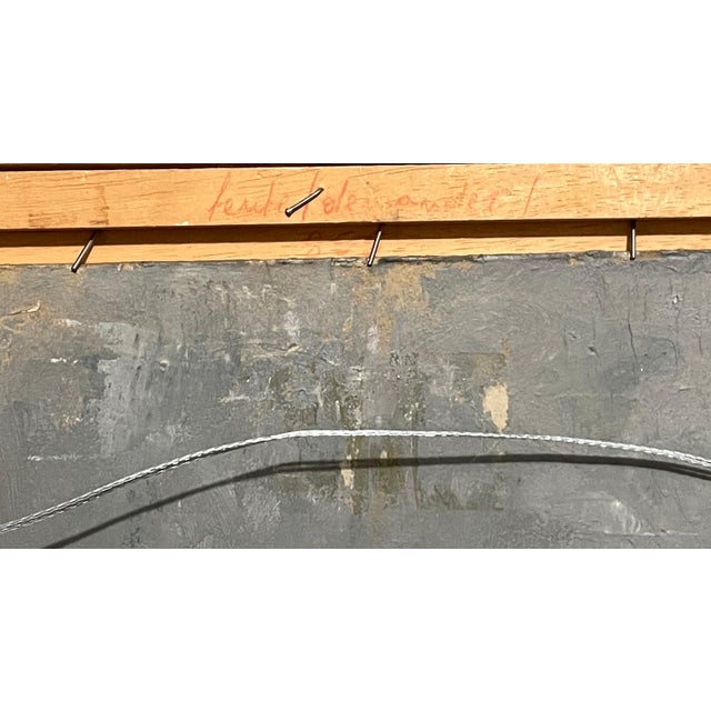 Roger Mühl, Roger Muhl Fauvist Still Life Cactus Ecole de Paris French Oil Painting Paques, 1958 For Sale - Image 4 of 14