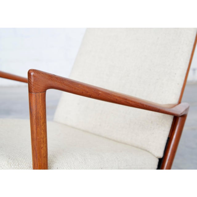 1960s Model 650-15 Rocking Chair by Ib Kofod-Larsen for Chr. Linneberg Møbelfabrik, 1960s For Sale - Image 5 of 18