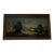 Vintage Framed Board Canvas Landscape Painting Display Fixture Sales Co. Chicago For Sale