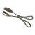 Vintage Towle “Beaded Antique” Silver Plate Salad or Asparagus Tongs For Sale