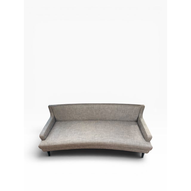 Gray Ligne Roset Belem Triple Sofa in Original Neutral Woven Upholstery | Made in France For Sale - Image 8 of 15