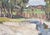Ukrainian Impressionism Painting, Rural Landscape Oil on Cardboard, 1967 50-70 For Sale - Image 4 of 6