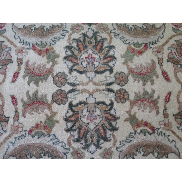 Traditional Kaleen Wool Area Throw Rug Approx 4 X 6 For Sale - Image 3 of 7