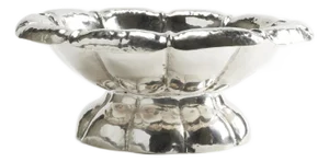1920s Hammered Silver Centerpiece by Josef Hoffman