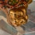 Japanese Hand Painted Gold Gilt Vase With Handles For Sale - Image 9 of 10