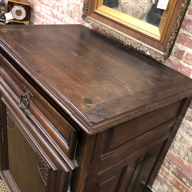 Early 19th Century French Oak Cabinet For Sale - Image 6 of 11