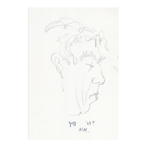 1960s Neil Meitzler Portrait of Jeff