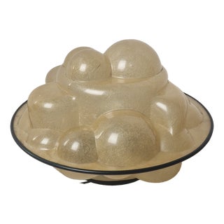 Model 640 Table Lamp with Profiterole in Plastic Fiber by Sergio Asti for Martinelli Luce, 1960s For Sale