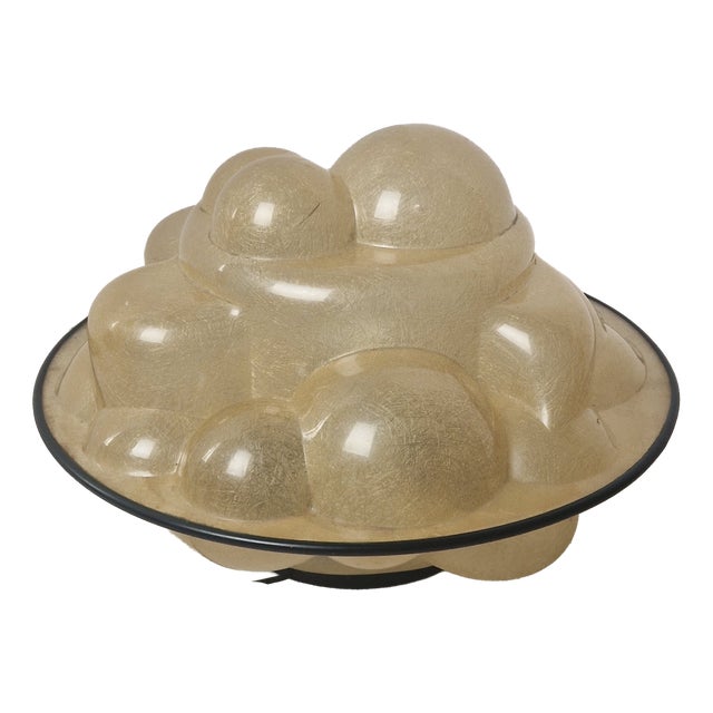 Model 640 Table Lamp with Profiterole in Plastic Fiber by Sergio Asti for Martinelli Luce, 1960s For Sale